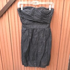 J. Crew Petite Mini Dress in Dark Grey